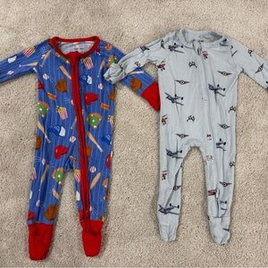 Little Sleepies & Kyte Baby Onesies (2) - Newborn